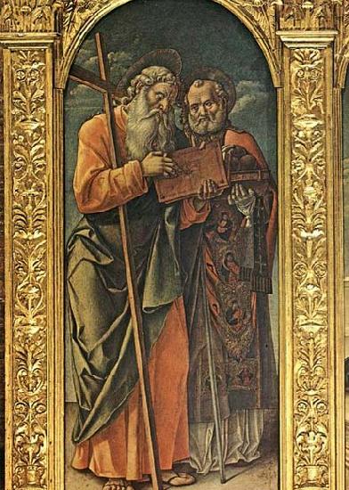 Sts Andrew and Nicholas of Bari, Bartolomeo Vivarini